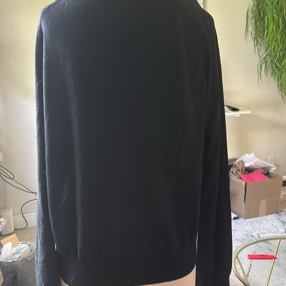 NWT Alexander McQueen 100% Silk & Wool Long Sleeve Top - Picture 6 of 7